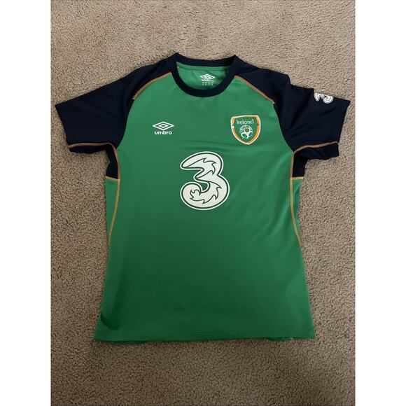 2012 UMBRO World Cup Ireland Futbol Soccer Football Shirt Jersey Green, Sz M - Picture 1 of 5